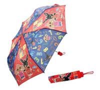 CARTOON Ombrello pieghevole Bing e Sula accessorio per la pioggia ombrello richiudibile per bambini struttura in fibra di vetro apertura automatica