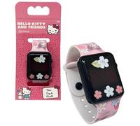 CARTOON Orologio Digitale Bambini LED con Data Cinturino Regolabile 25 cm in PVC Display 4x3 cm Cassa ABS e Lente Plexiglass 2 Batterie AG3 Incluse Idea Regalo per Scuola e Tempo Libero (Hello kitty)