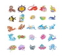 Cartoon Paper Puzzle, Interactive 3D Learning Toy, Fun Engaging Puzzle Pieces, Early Education Puzzles Pack, Preschool Birthday Present, adatto per bambini Students Classroom Homeschool Travel Home