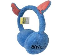CARTOON Paraorecchie Stitch bambina scaldaorecchie invernali morbidi in pelliccia sintetica con orecchie 3D e ricamo Disney Lilo & Stitch taglia unica