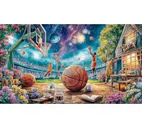 cartoon-pattern Puzzle da 1000 pezzi per adulti Cartone 100% riciclato Giochi stimolanti e intellettuali 38x52cm/1000pcs