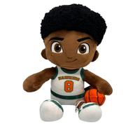 CARTOON Peluche Lucas Sinclair Stranger Things 25 cm Pupazzo Morbido 100% Poliestere con Divisa Hawkins e Pallone Basket Giocattolo Collezionabile per Fan Serie TV Idea Regalo