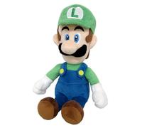 CARTOON Peluche Mario Friends, super idraulico, videogioco, pupazzo 30 cm (Luigi)
