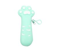 Cartoon Pencil Case, Cat Paw Pouch, Silicone Stationery Bag, Creative Design, Zipper Organizer, Made of high-quality silicone material, 7.87x3.54x0.79in