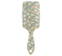 Cartoon Piccolo Bulldog Cherry massaggio per capelli amichevole Progettato massaggio del cuoio capelluto per capelli corti con manico ergonomico cepillos para cabello