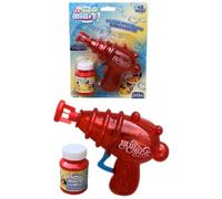 CARTOON Pistola sparabolle di Sapone Rossa a Frizione con luci Gioco per Bambini - wnt0003