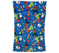 CARTOON Plaid Bing 90x140 cm in morbido Coral Fleece coperta bambini soffice e calda con Bing, Flop e Sula plaid 100% Poliestere Idea Regalo 3+