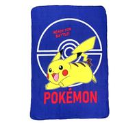 CARTOON Plaid per bambini Pikachu Pokemon morbida coperta in pile 100% Poliestere 100 x 140 cm