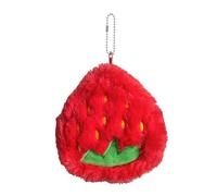 Cartoon Plush Change Holder Bag Pendant - Fruit Coin Purse Wallet, Fashionable Multifunction Multifunctional Accessory Case, Wear Resistant Mini Storage Organizer Pouch, Key Headset Lipstick
