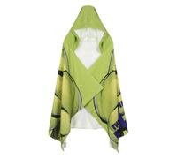 CARTOON Poncho Mare Bambino Hulk Marvel 70x140 cm Accappatoio con Cappuccio in Microfibra 240 gsm Asciugamano Supereroe Assorbente Asciugatura Rapida Mantella Bambini per Spiaggia Piscina e Casa