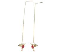 Cartoon Popular Orecchini di uccello alato Artigianato perlina Orecchini simmetrici per le donne uomo Gioielli alla moda Ear Design Sense Gift