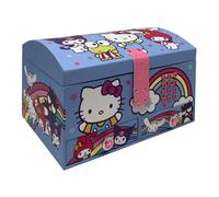 CARTOON Portagioie Hello Kitty portagioielli musicale con combinazione elettronica organizer per accessori gioielli
