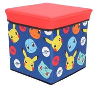 CARTOON Pouf Pokèmon per bambini multifunzione contenitore porta oggetti per sedersi 30 cm