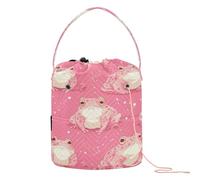 Cartoon Rospo Acquerello Pesca Viaggio Storage con Fori Uncinetto Accessorio per Ferri da maglia bulto para tejer