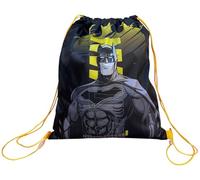 CARTOON Sacca Batman con spallacci in corda e chiusura a coulisse borsa 40 x 35 cm accessorio per bambini