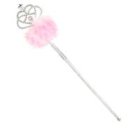 CARTOON Scettro con malibou rosa bacchetta 40 cm accessorio per travestimenti e costumi di carnevale
