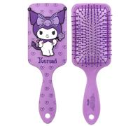 CARTOON Spazzola Capelli Kuromi Sanrio 22 cm Districante Viola con Setole Delicate e Manico Ergonomico