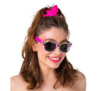 Cartoon Stile Tonalità 1980s Costume Occhiali da Sole 80s Occhiali Neon Rave