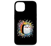 Cartoon Sushi Roll Con Splash Colorato Custodia per iPhone 13