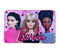 CARTOON Tappeto da camera Barbie per bambini tappeto gioco antiscivolo tessuto in microfibra 80 x 120 cm