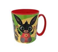 CARTOON Tazza in plastica riutilizzabile Bing adatta al microonde BPA Free capacità 350 ml tazza per bambini