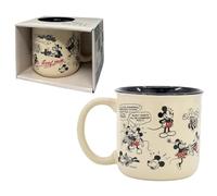 CARTOON Tazza modello mug in ceramica tazzone ciotola da colazione 414 ml per bambini (Topolino)