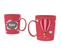 CARTOON Tazza personalizzata con nome Noemi tazza mug in plastica riutilizzabbile adatta al microonde 450 ml