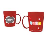 CARTOON Tazza personalizzata con nome Roberta tazza mug in plastica riutilizzabbile adatta al microonde 450 ml