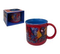 CARTOON Tazza Spiderman Marvel doppio colore modello mug in ceramica tazzone ciotola da colazione 355 ml per bambini