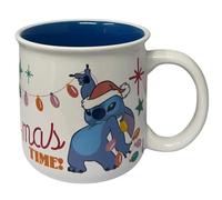 CARTOON Tazza Stitch Disney tema natale modello mug in ceramica tazzone ciotola da colazione 414 ml per bambini