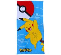 CARTOON Telo mare Pikachu asciugamano in microfibra di poliestere per bambini 245 gsm dimensione 70 x 140 cm spiaggia piscina