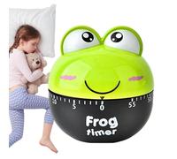 Cartoon Timer For Kids - Frog Timer Kitchen | Timerss Di Liquidazione Di 60 Minuti Con Squillo Ad Alta Voce, Rana, Cucciolo, Panda, Timerr Meccanico Di Senza Batteria Per La Sala Da Studio