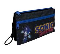 CARTOON Tombolino 3 Scomparti Astuccio Scuola Marvel 22x13,5x2 cm (Sonic)