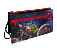 CARTOON Tombolino Avengers 3 Scomparti Astuccio Scuola Marvel 22x13,5x2 cm