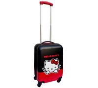 CARTOON Trolley da viaggio Hello Kitty in ABS per bambini valigia 50 x 33 x 20 cm con quattro ruote e manico allungabile