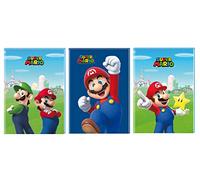 CARTOON WORLD 5 Quadernoni Quaderni Maxi A4 - Super Mario Bros - Rigatura 10m