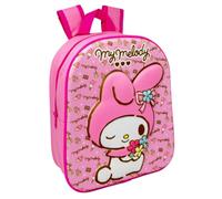 CARTOON Zaino Asilo 3D My Melody Sanrio 32 cm con Spallacci Imbottiti