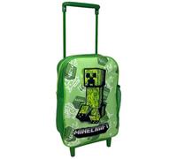 CARTOON Zaino asilo con trolley Minecraft borsa scuola con manico allungabile per bambini