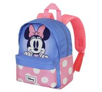 CARTOON Zaino borsa per la scuola asilo nido materna 27 cm zainetto con tasca frontale per bambini (Minnie)