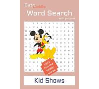 Cartoons & Kids Shows Word Search Puzzle Book: Easy to Read Print| 60 Fun & Nostalgic TV Terms| 50+ Fun Puzzles | 6x9 Inches, 110 Pages| Perfect Gift for Kids, Parents, Teachers & Puzzle Fans