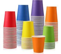 CARTOSPEDÌA - 500 Bicchierini Caffè Carta, 75 ml, Bicchieri Caffe Monouso Biodegradabili per Espresso, Accessori Caffe indispensabili, Espresso Cup Made in Italy 100%, Colorati