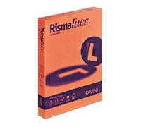CARTOTECNICA FAVINI RISMALUCE 200GR ARANCIO 56 A4 (1000030181)