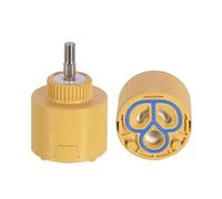 Cartouche de robinet en céramique 40mm, cartouche à disque en céramique, cartouches en céramique à bille de verre pour robinets de douche salle de bain à poignée unique avec joystick