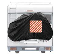 Cartrend 10162 Copribicicletta per roulotte, montaggio posteriore, 1 pezzo, copertura protettiva per bicicletta, accessori da campeggio, roulotte e camper per 2 biciclette