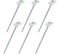 Cartrend 10391 Set di 6 picchetti per Tenda, 24 cm, per roulotte, Accessori da Campeggio, 6 pezzi