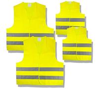 CARTREND 50252 Gilet alta visibilità Gilet catarifrangente Gilet rifrangente Gilet fluorescente
