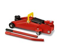 Cartrend Cric a carrello 7740014 – 2 t – Altezza operativa 135-340 cm – Rosso