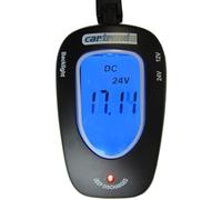 Cartrend 80127 Tester per batteria 12 V / 24 V, con display LCD retroilluminato blu