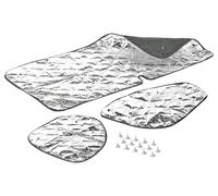 cartrend Caravan, termometri Fiat Ducato, isolamento termico, per finestrini anteriori e laterali, 3 pezzi, campeggio, accessori da campeggio, roulotte, accessori per roulotte