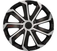 cartrend Set di 4 copricerchi Evo, 15 pollici, per tutti i comuni cerchi in acciaio, in plastica ABS di alta qualità, resistente agli urti, verniciatura metallizzata a due strati, verniciabile
